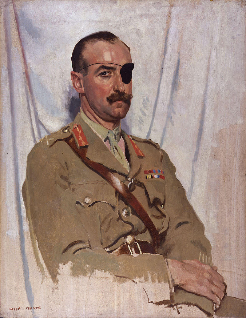 Retrato de Wiart (1919). Wikimedia Commons
